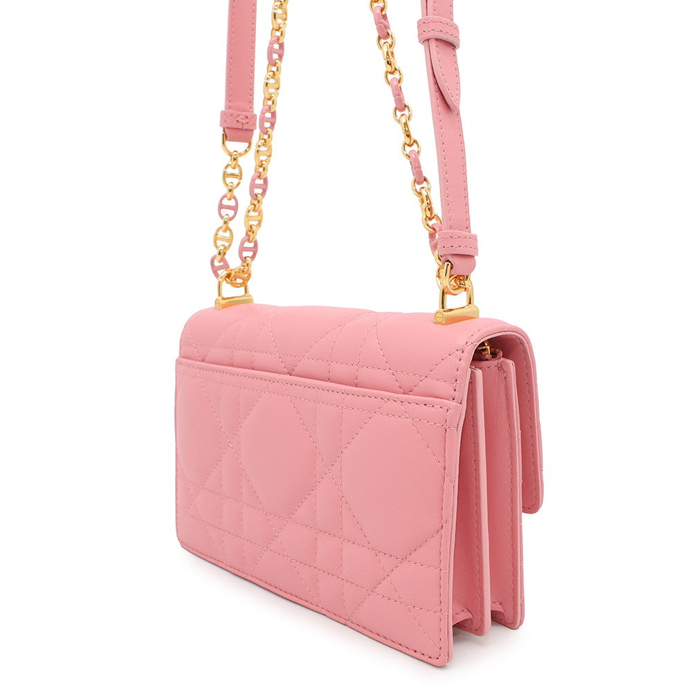 Dior Miss Caro Chainshoulder Bag Pinks Udax Leather