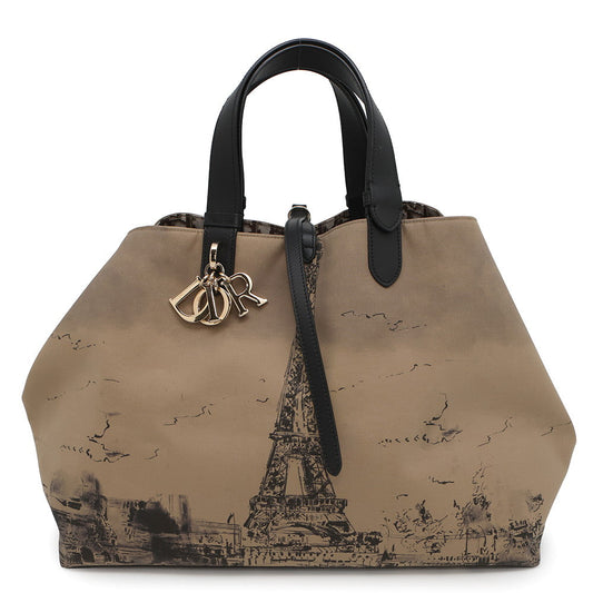 Dior Tote Bag Tou Jules Oblique BeigeM2820OZBP Leather Nylon