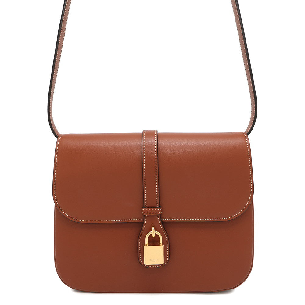 Shoulder Bag Taboo Calf Size Leather Brown