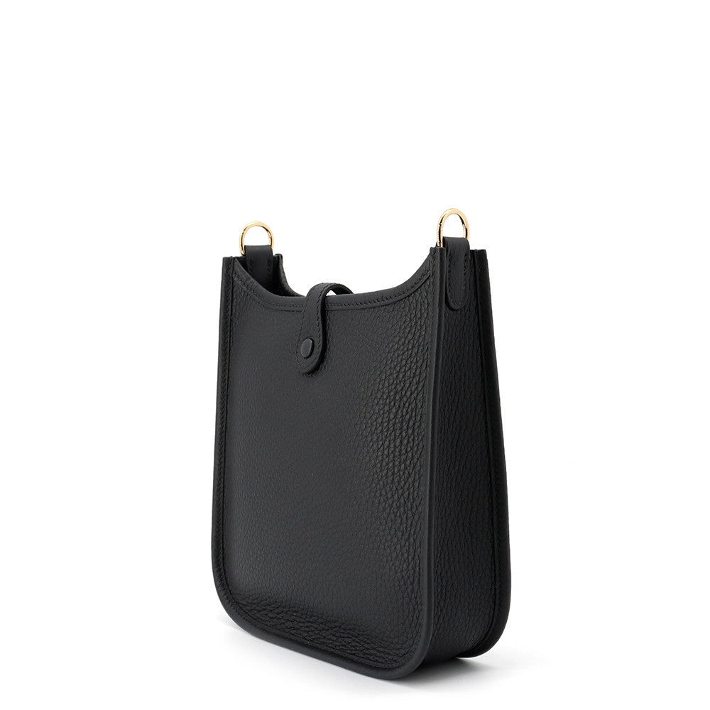 Evelyne Amazon Long Taurillon Clemence Size Tpm Black Travel Bag