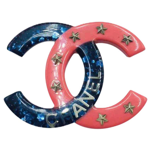 Chanel cc multicolour plastic pins & brooches Jewelry