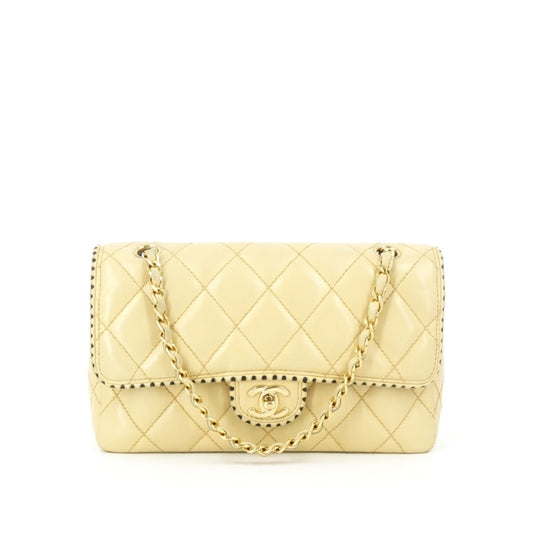timeless/classique beige leather handbag Boutique