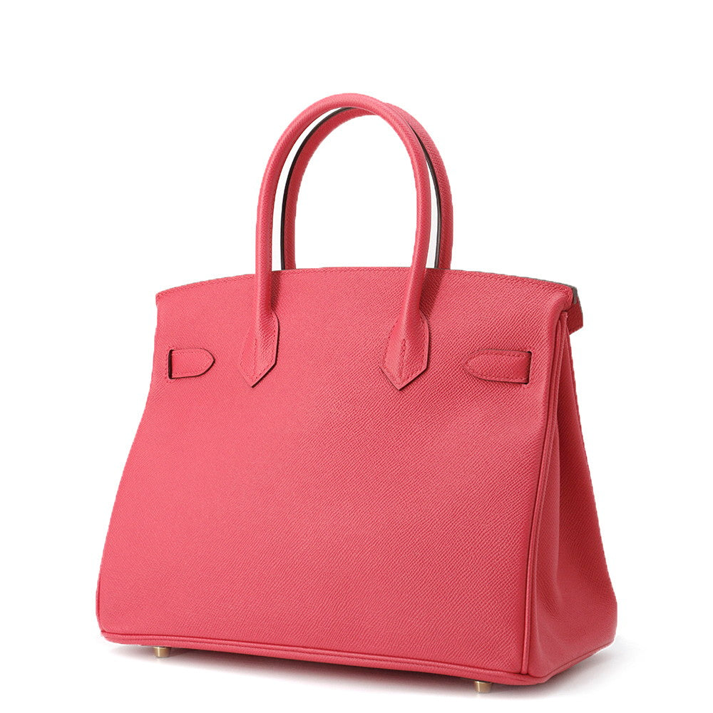 Birkin Rose Extreme Epsom Size Handbag Travel Bag