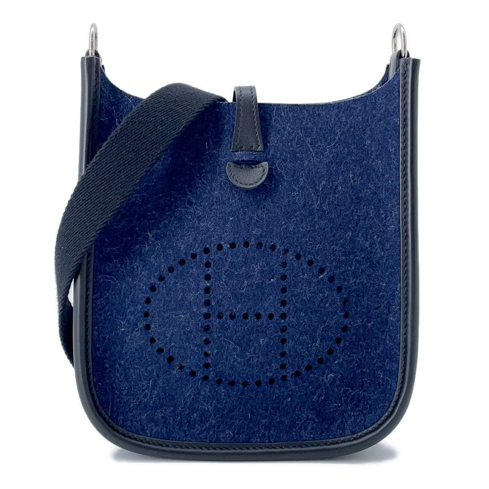 Evelyne Long Nuit Felt Swift Size Tpm Leather Black Travel Bag