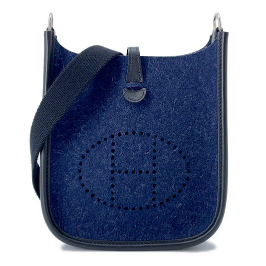 Evelyne Long Nuit Felt Swift Size Tpm Leather Black Travel Bag