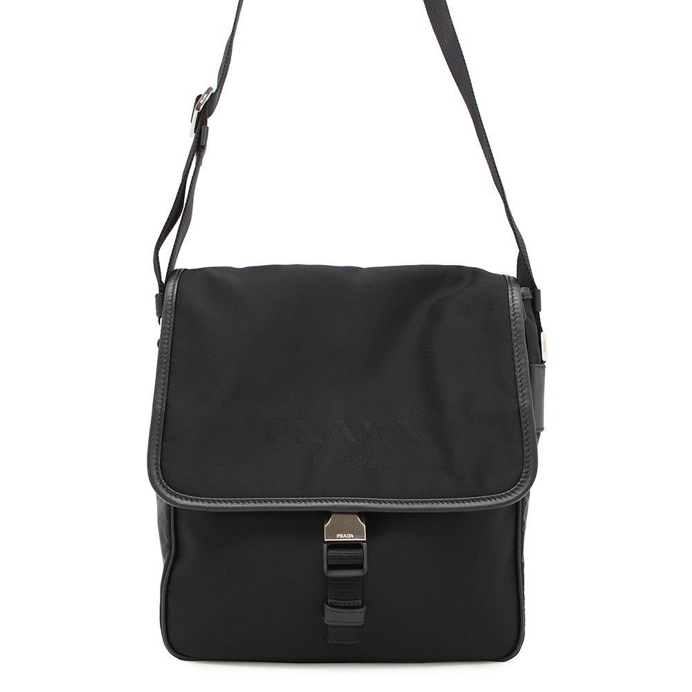 Messenger Bag Vd Nylon Black Travel Bag