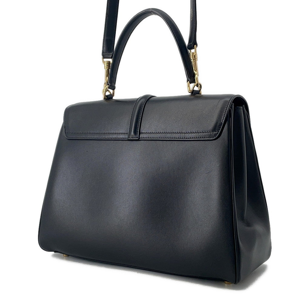 Way Handbag Bey. No Size Leather Black Travel Bag