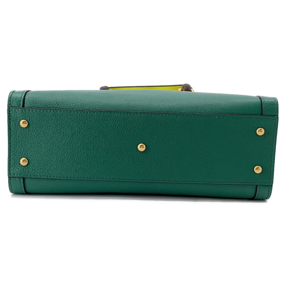Gucci Diana 2WAY Green660195 Leather Travel Bag