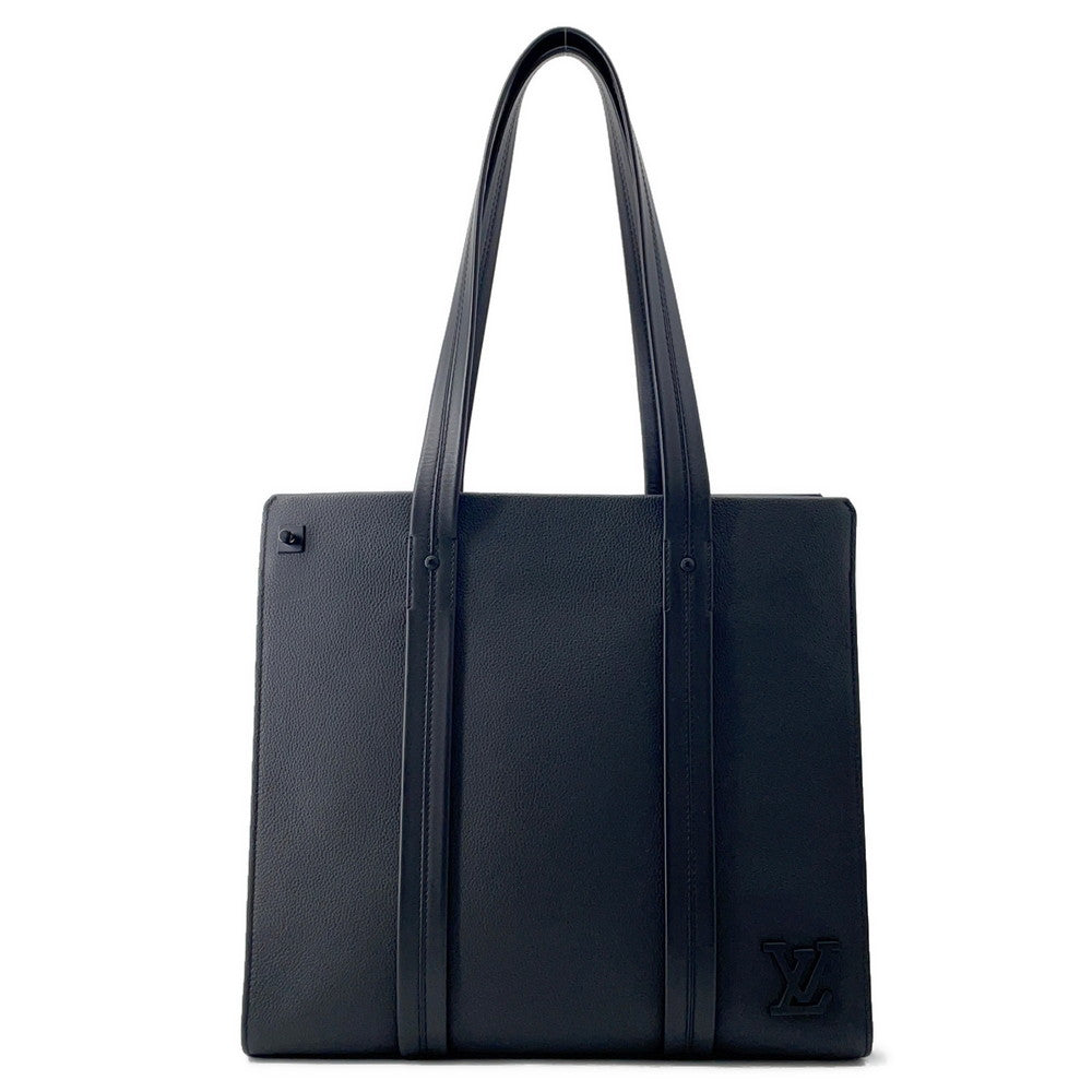 Louis Vuitton NoirM57308 Grain Leather Tote Bag