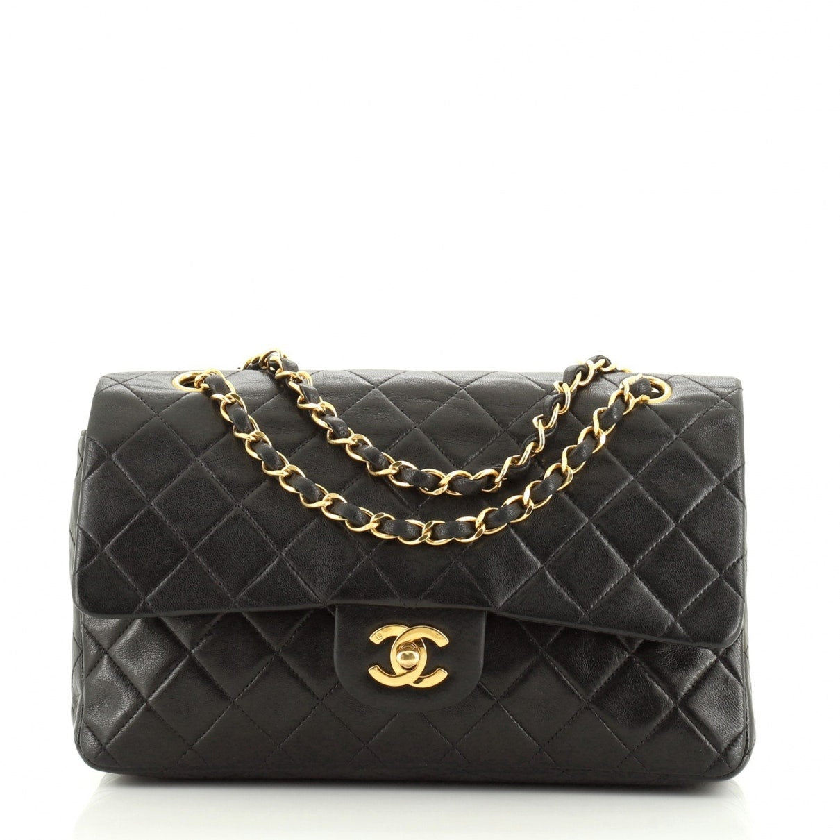 timeless/classique black leather handbag 120