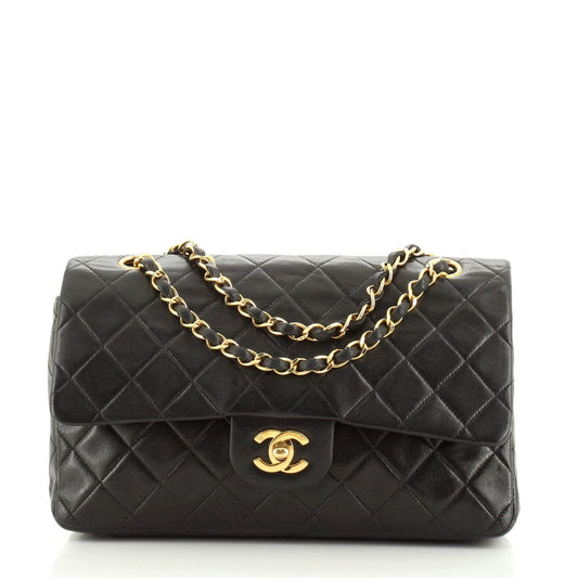 timeless/classique black leather handbag 120