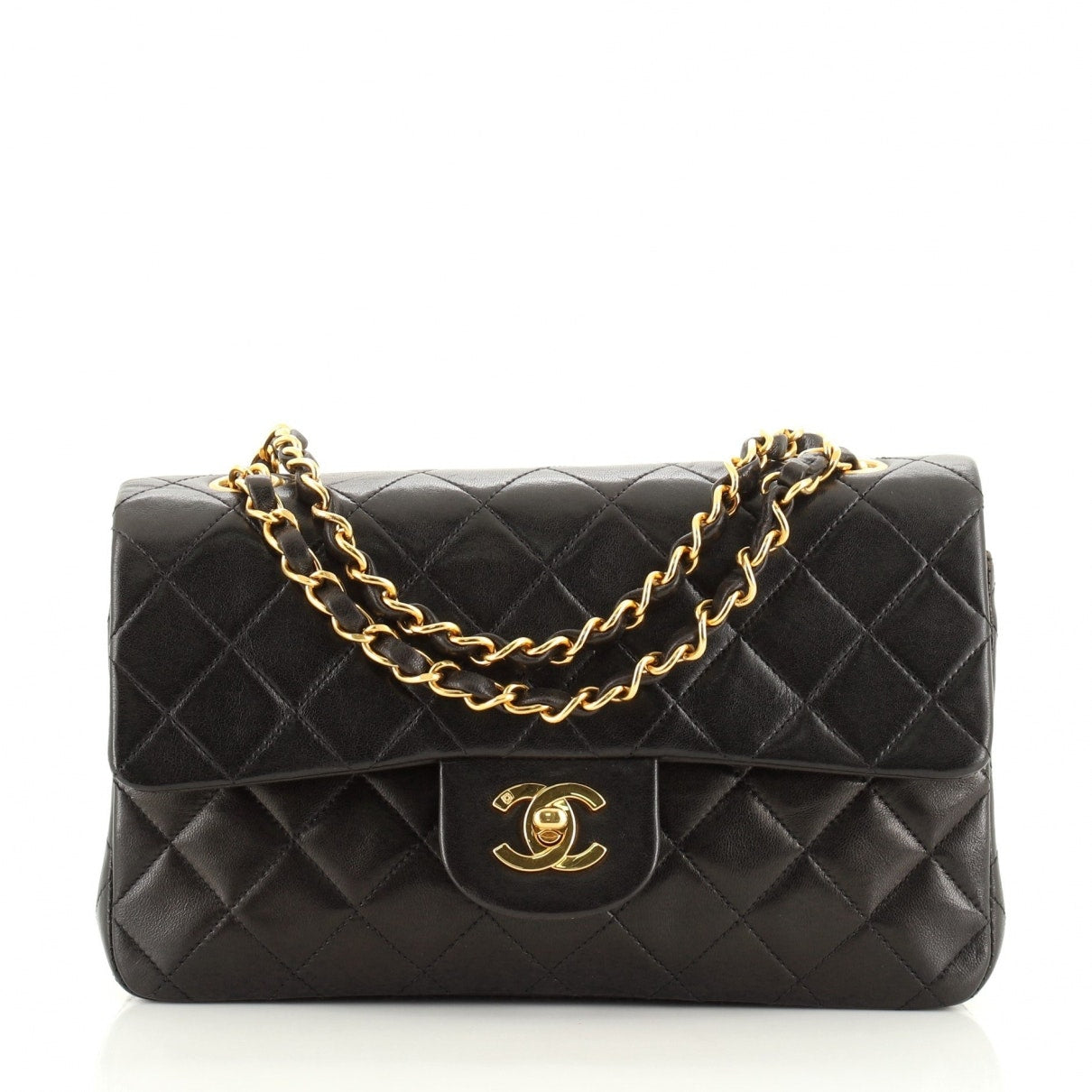 timeless/classique black leather handbag 123