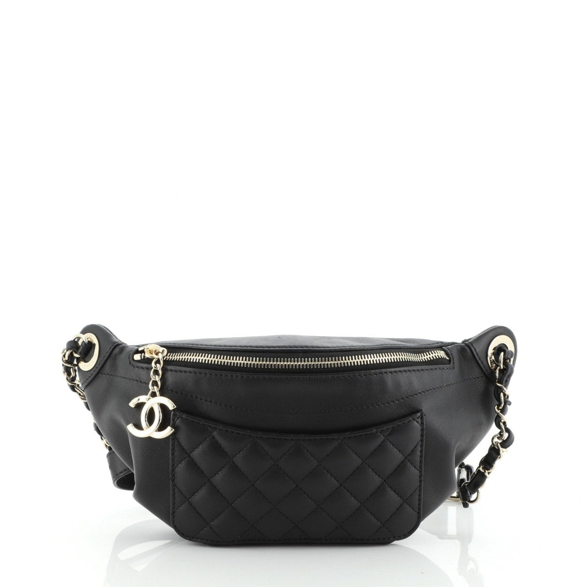 timeless/classique black leather handbag 124