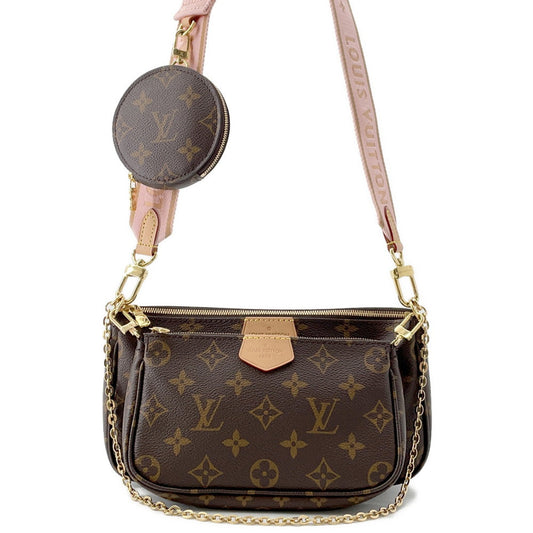 Louis Vuitton Multi Pochette Accessoires Rose claireM44840 Monogram Clutch Bag