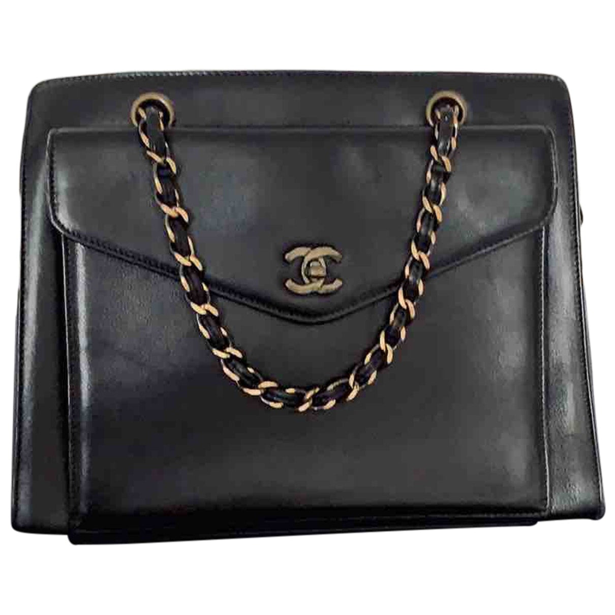 timeless/classique black leather handbag 125