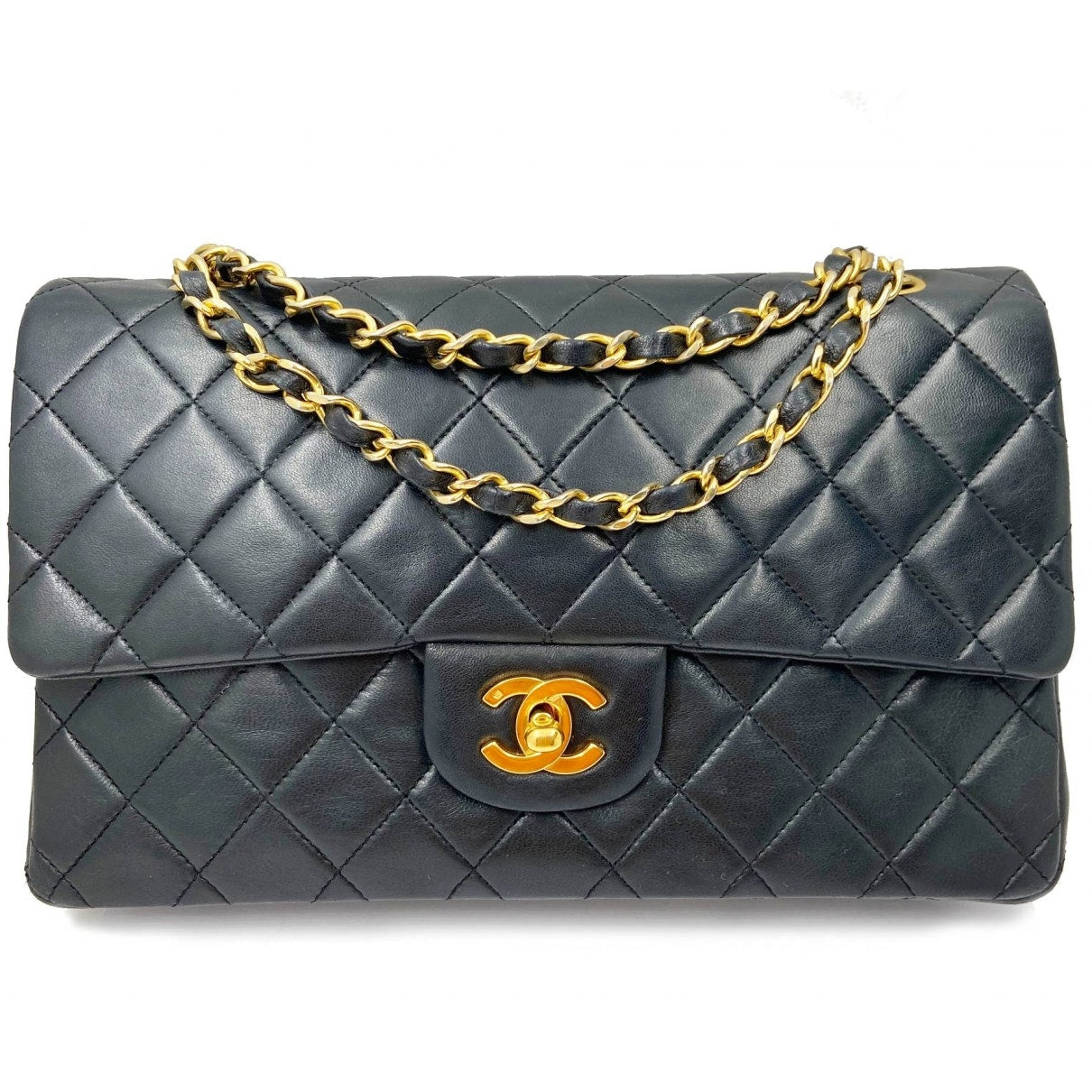 timeless/classique black leather handbag 127