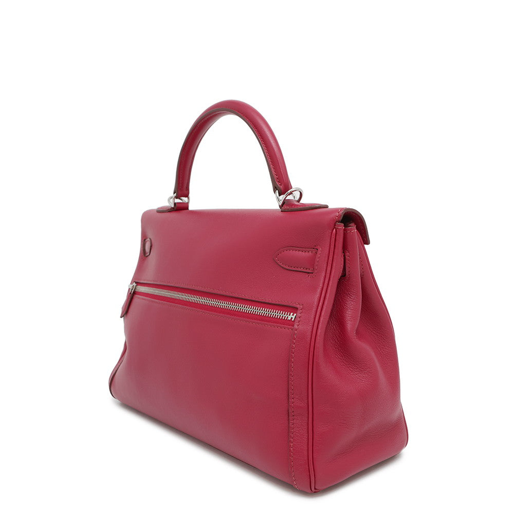 Kelly Raki Ruby Swift Size Handbag Leather Travel Bag