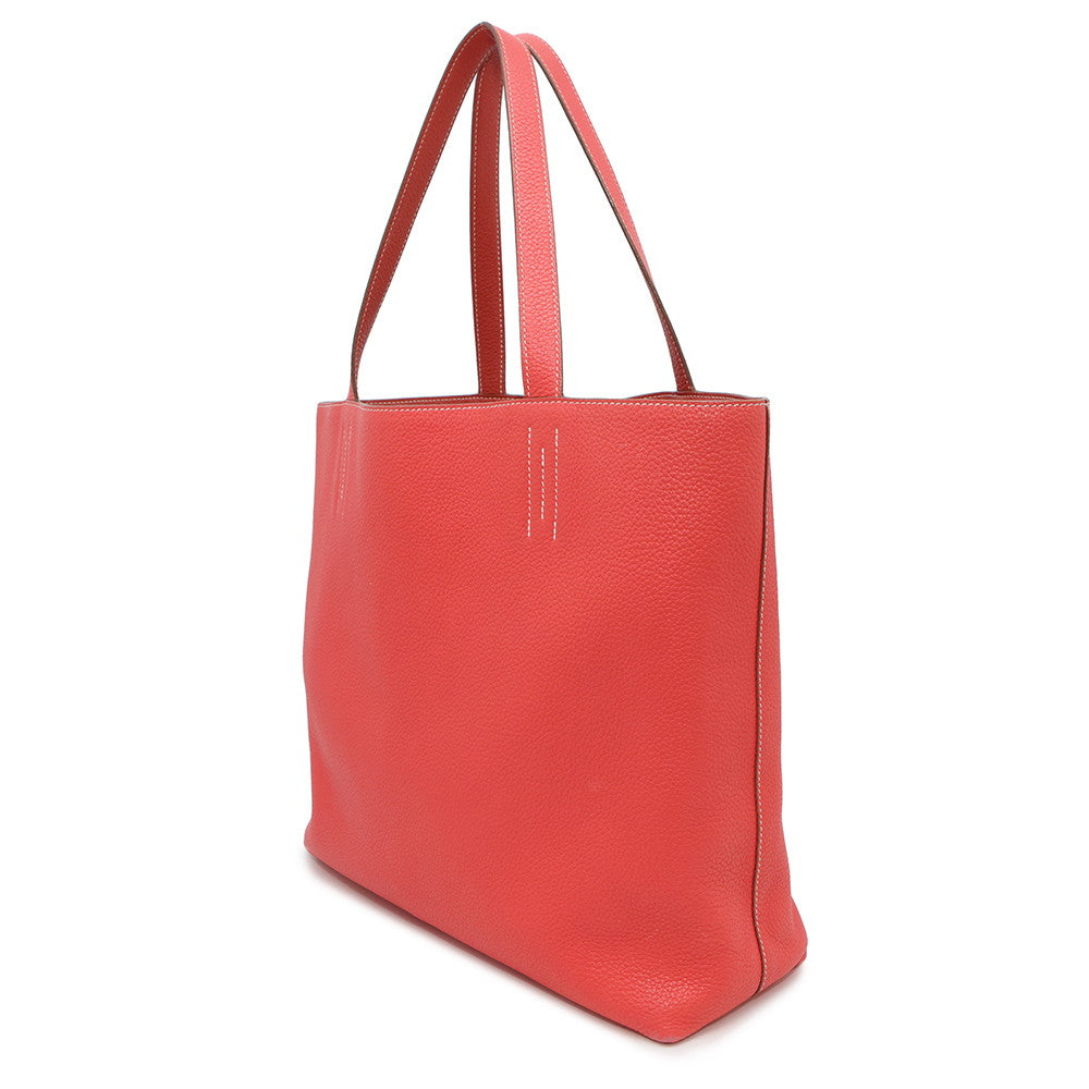 Double Sense Rose Jaipur Sanguine Taurillon Clemence Travel Bag