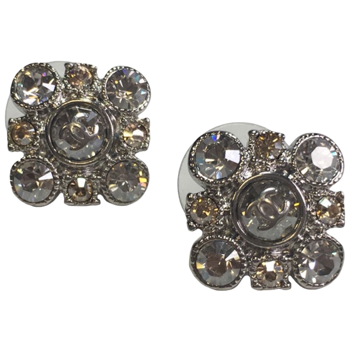 silver metal earrings Jewelry Classic