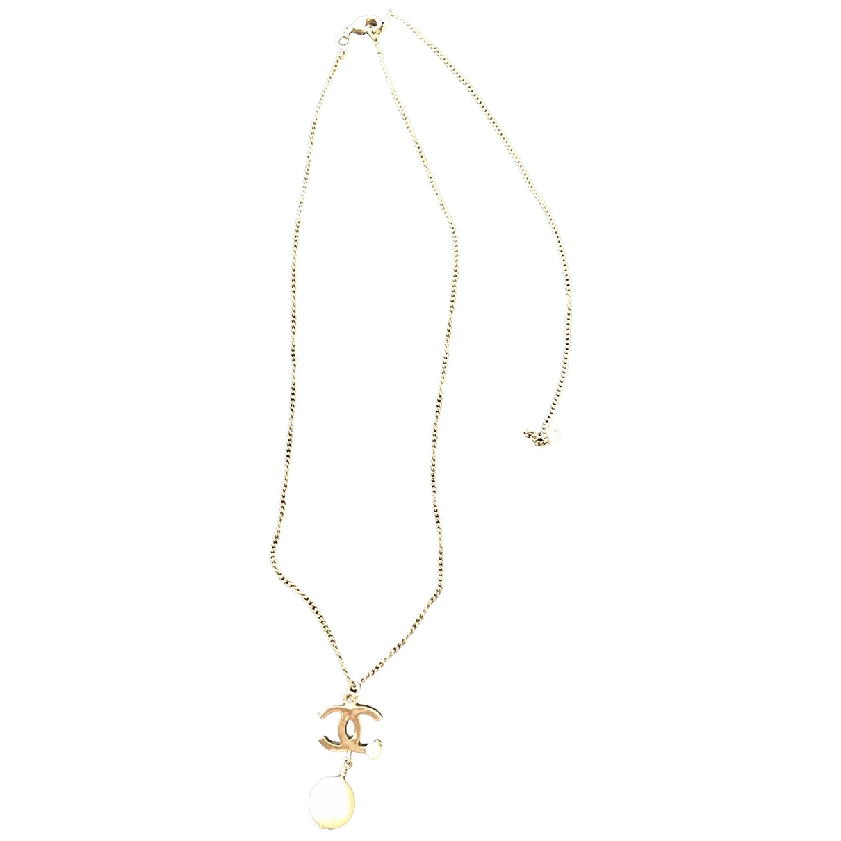Chanel gold steel necklaces Jewelry
