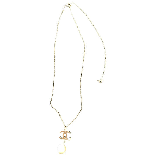 Chanel gold steel necklaces Jewelry