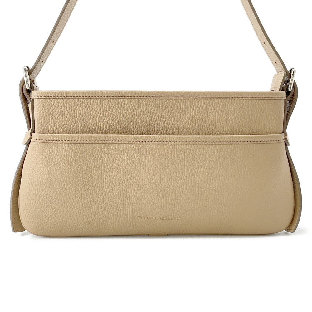 Burberry One Shoulder Bag Leather Beige