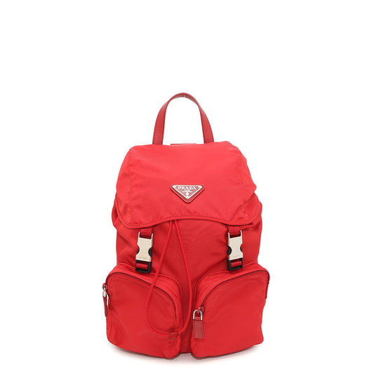 Backpack Handbag Nylon Red Nylon Handbag