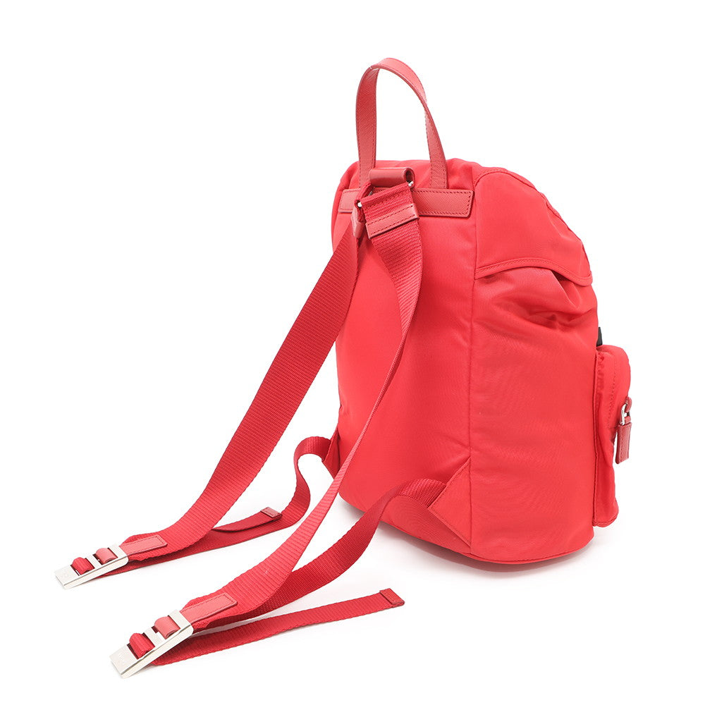 Backpack Handbag Nylon Red Nylon Handbag