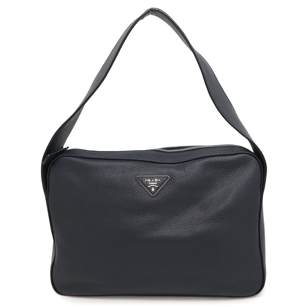 One Shoulder Bag Navy Bc Leather