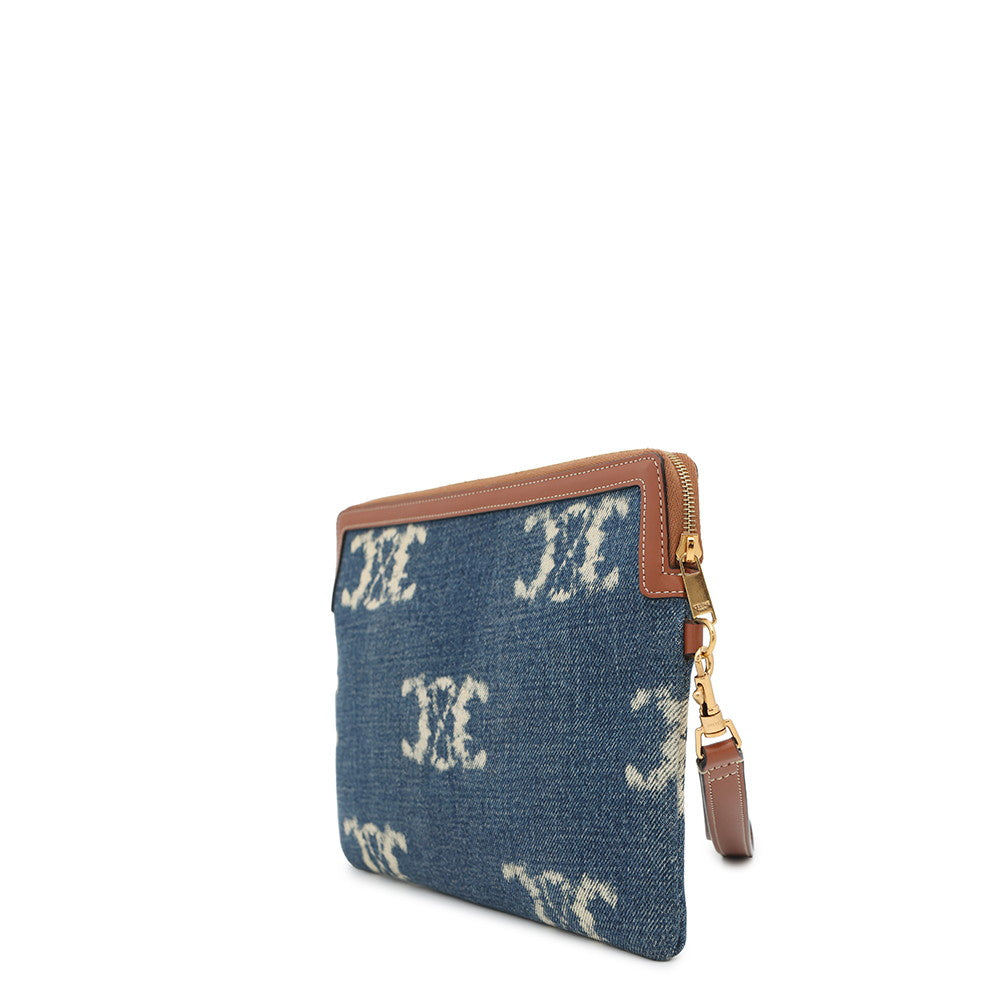 With Strapsmallpouch J Handbag Denim Brown Travel Bag