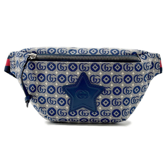 Gucci Kids GG jacquard Canvas Logo Belt