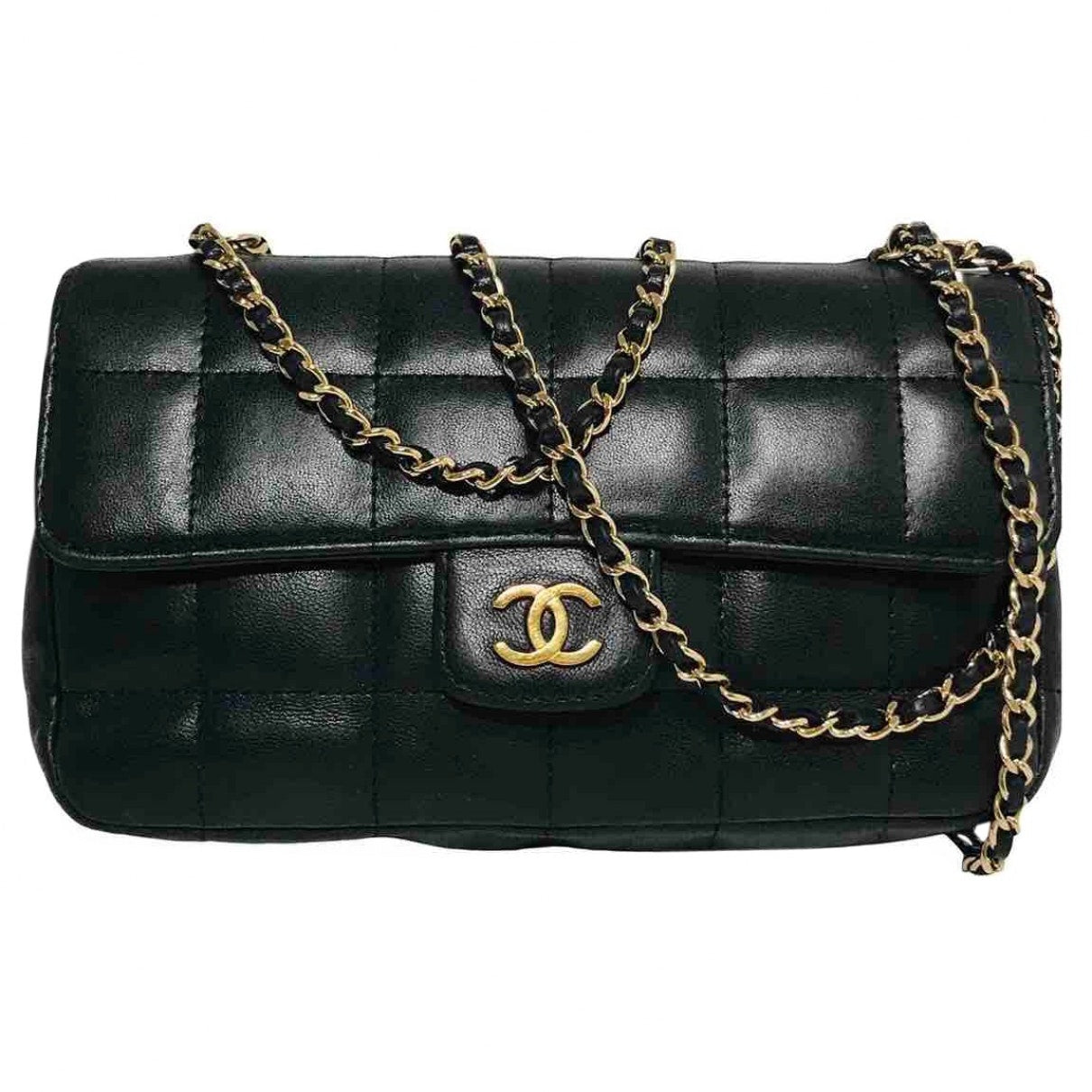 timeless/classique black leather handbag 130