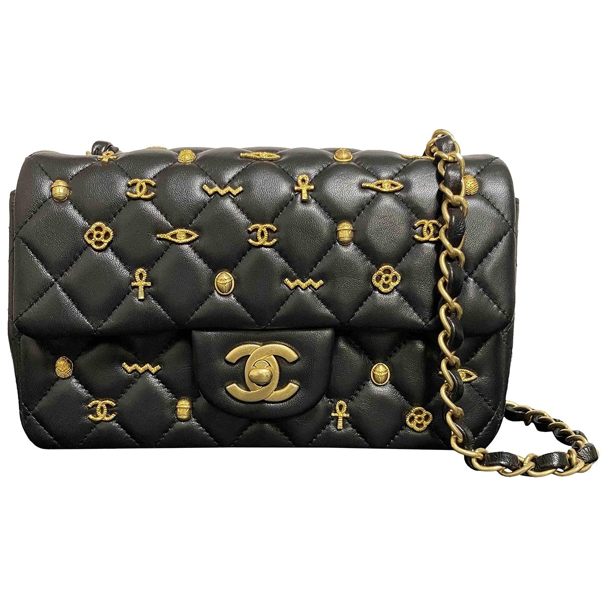 timeless/classique black leather handbag 131