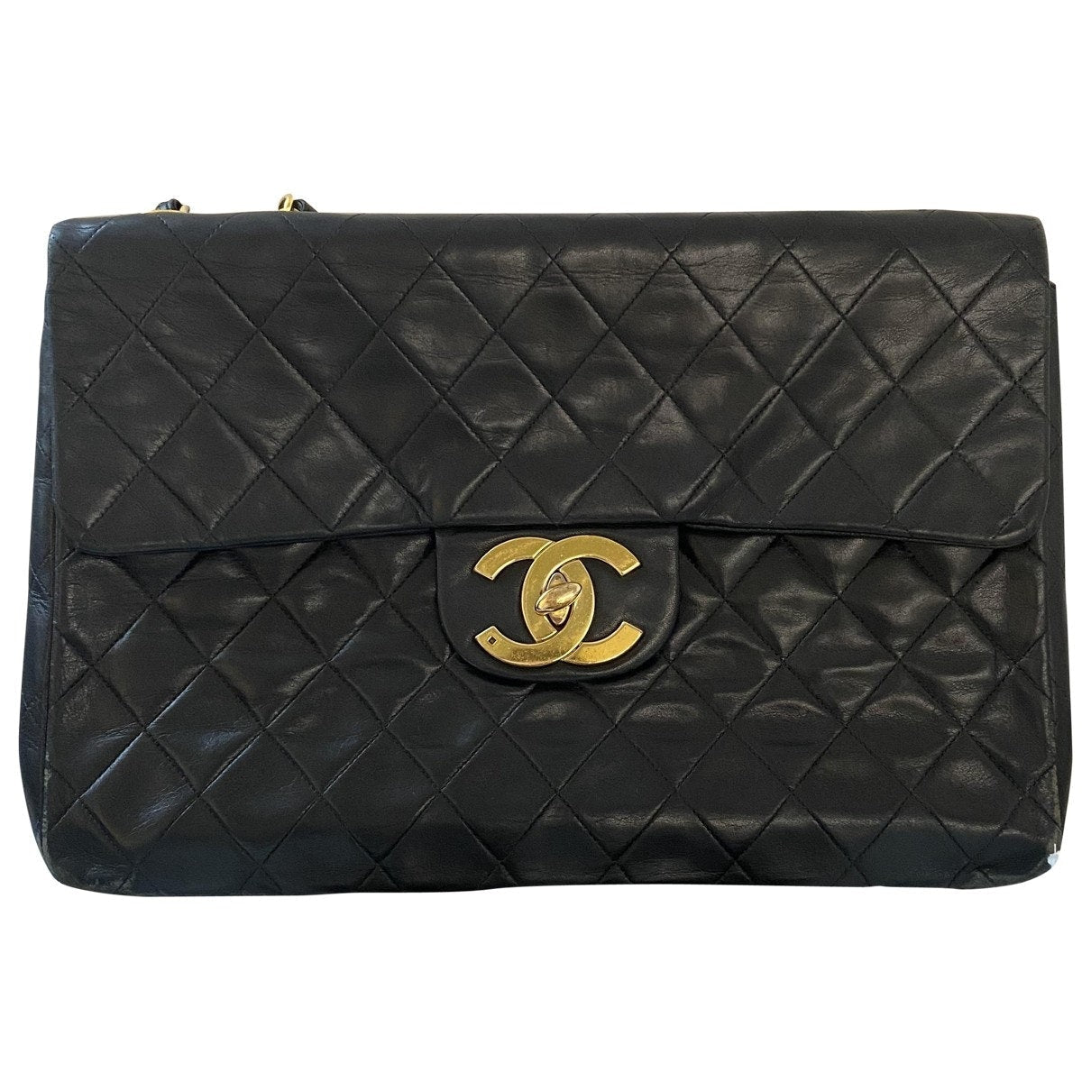 timeless/classique black leather handbag 132