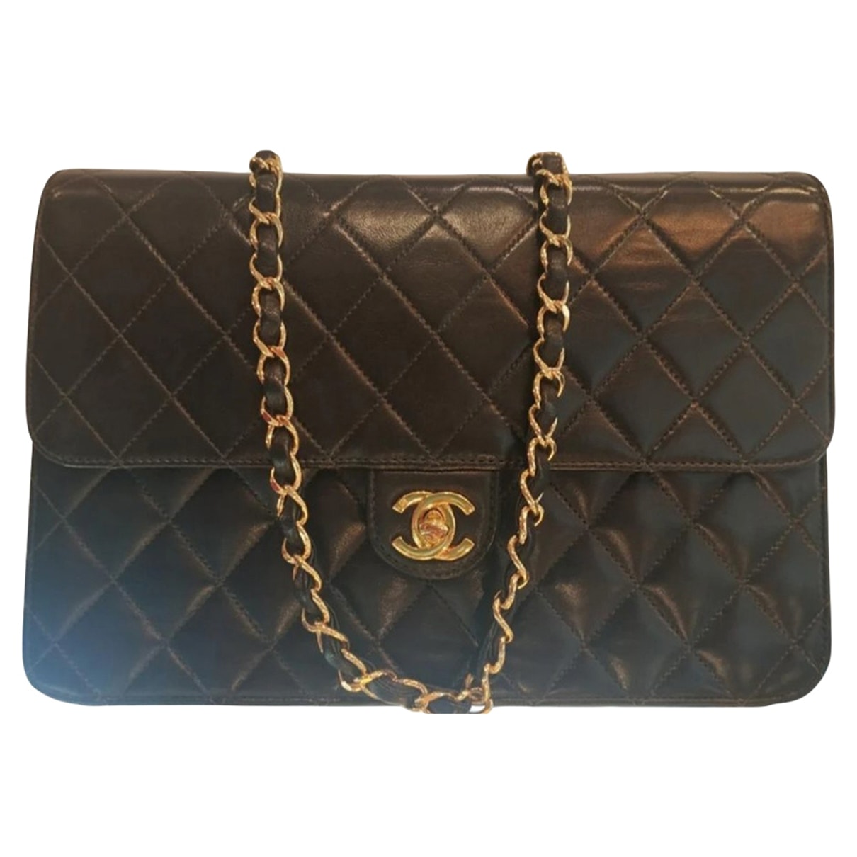 timeless/classique black leather handbag 134