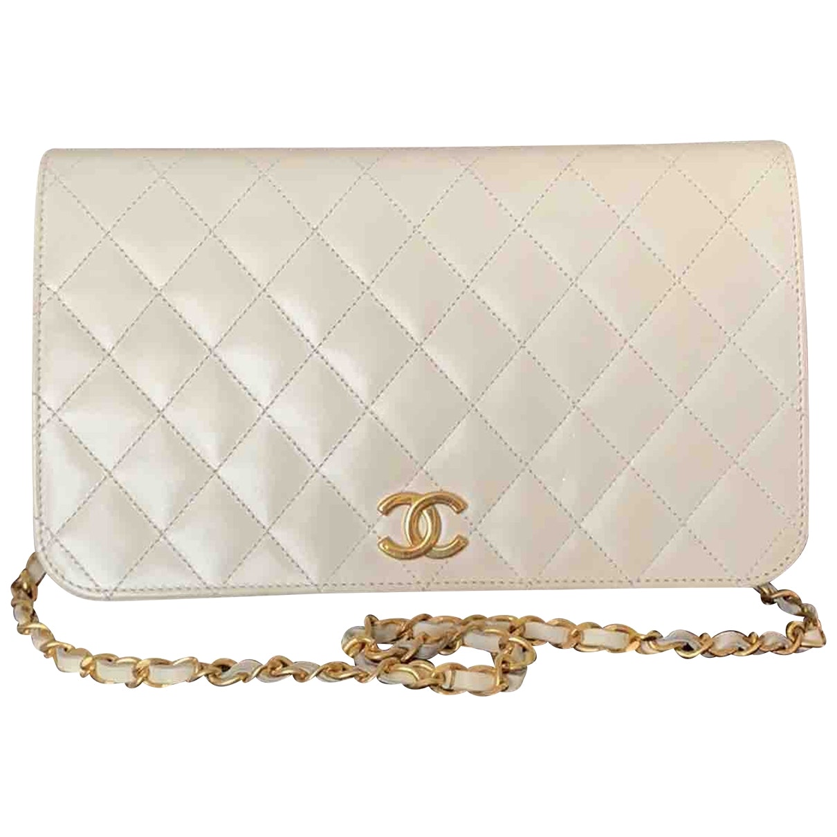 timeless/classique white leather handbag Refined