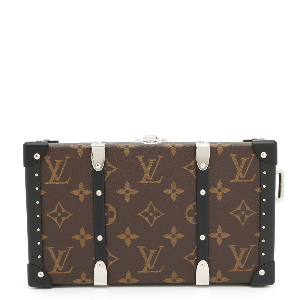 Louis Vuitton trunk NoirM20250 Macassar Monogram Canvas Wallet Case