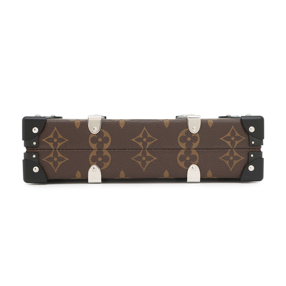 Louis Vuitton trunk NoirM20250 Macassar Monogram Canvas Wallet Case