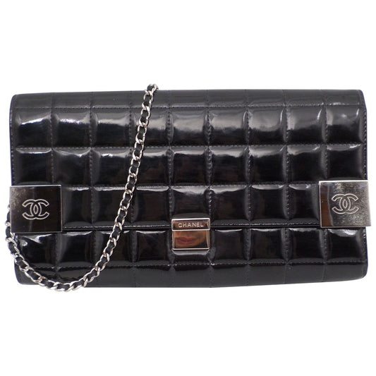 black patent leather handbag Polished