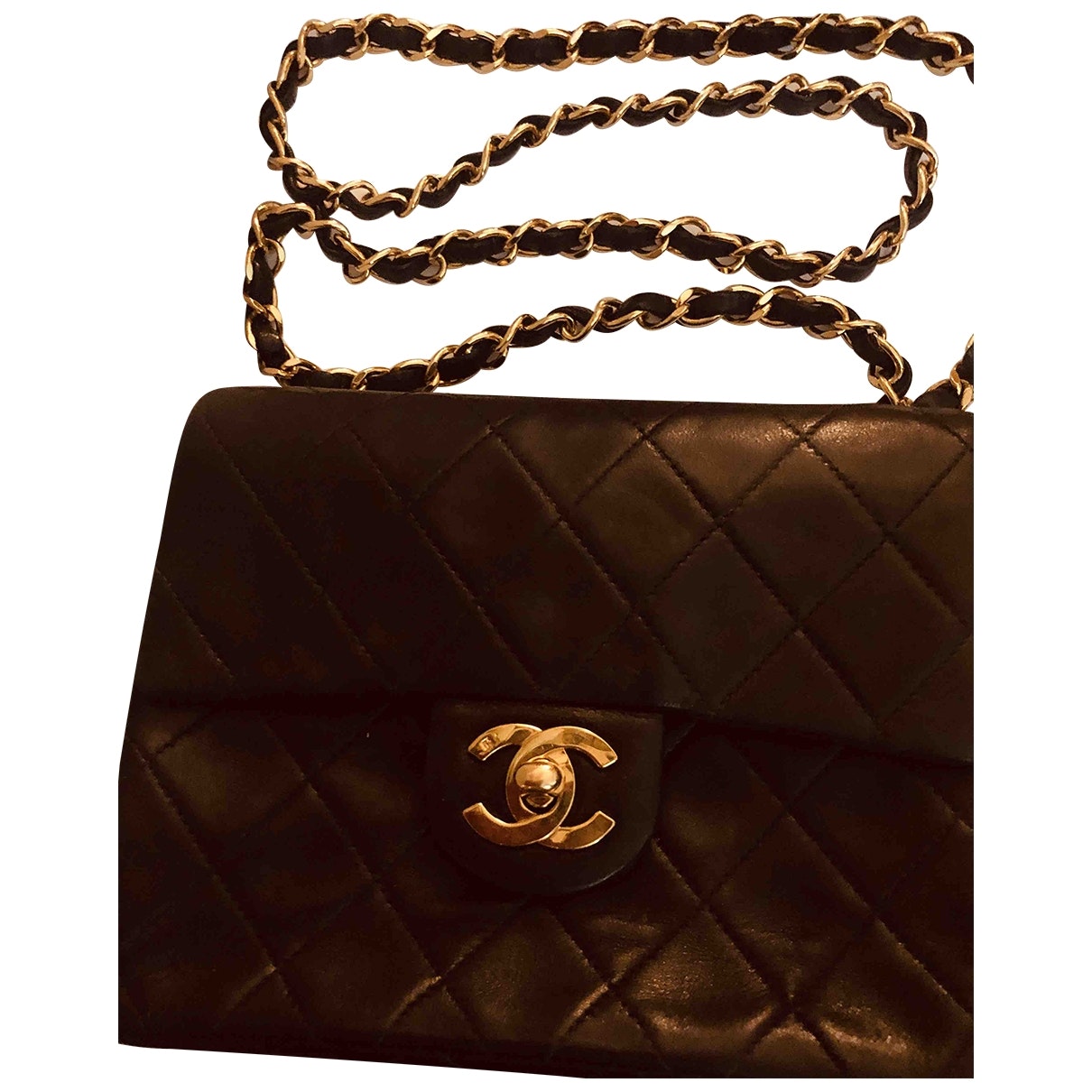 timeless/classique black leather handbag 135