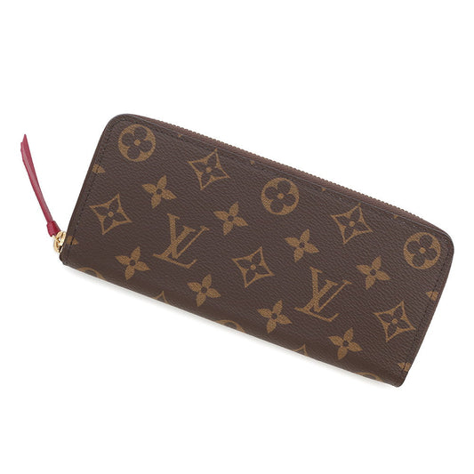 Louis Vuitton Portefeuille Clemence FuchsiaM60742 Monogram Handbag