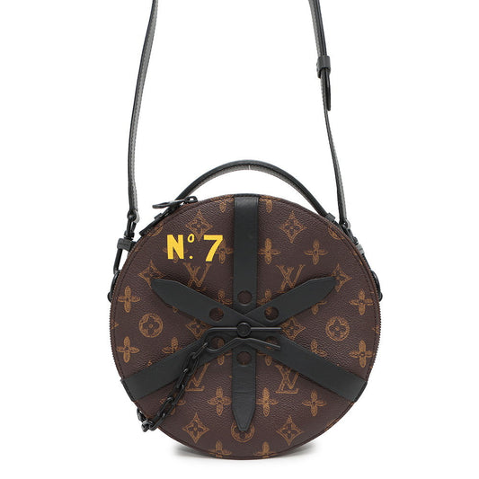 Louis Vuitton wheel box NoirM59706 Monogram Handbag