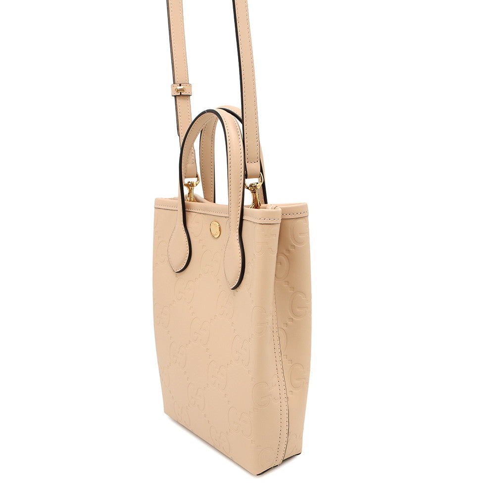 Gucci 2WAY GG Super Beige790133 Leather Mini Bag