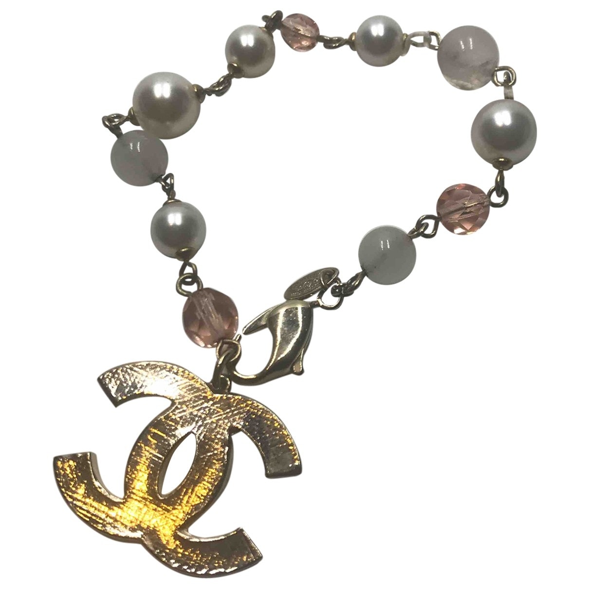 Chanel cc silver metal bracelets Jewelry
