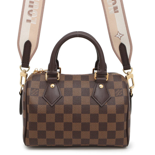 Louis Vuitton Speedy Bandouliere RedN40489 Ebene Canvas Damier Handbag