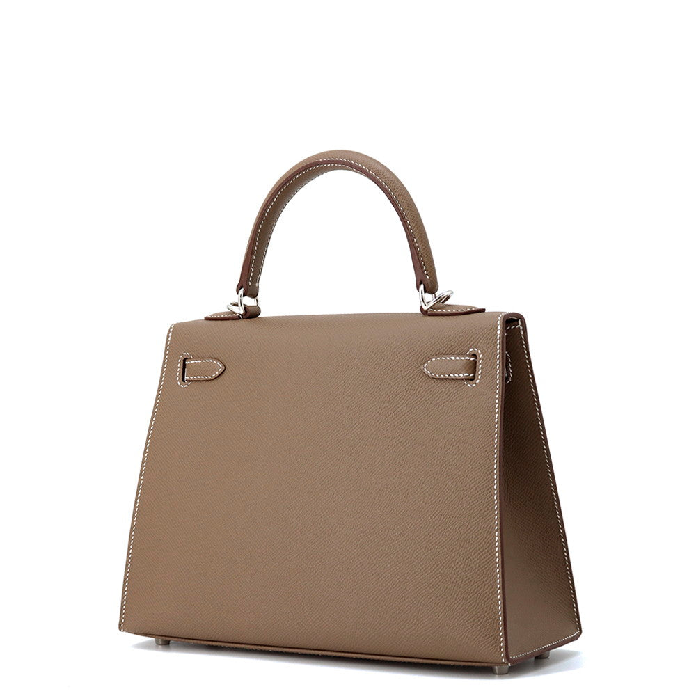 Kelly Etoupe Epsom Size Handbag Travel Bag