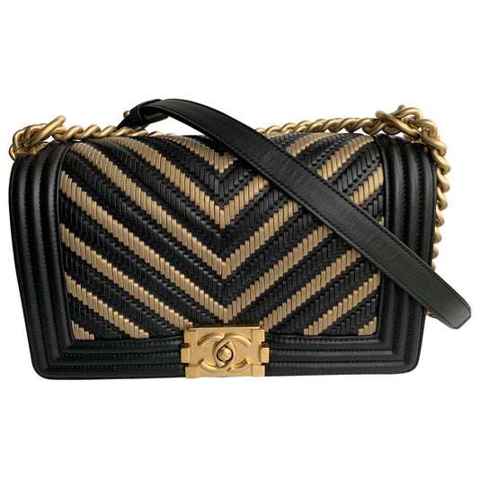 boy black leather handbag Travel