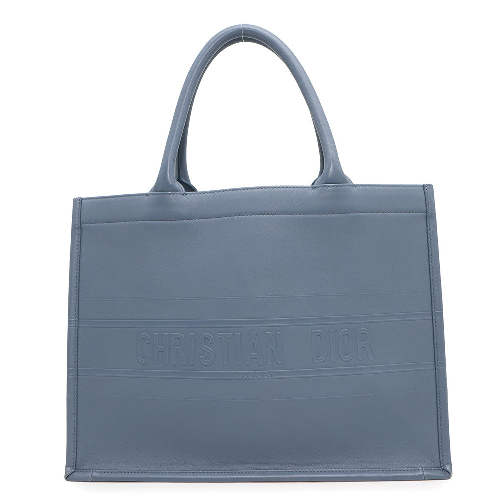 Dior Book Tote Bluem Zgsb Calf Size Handbag Leather Tote Bag