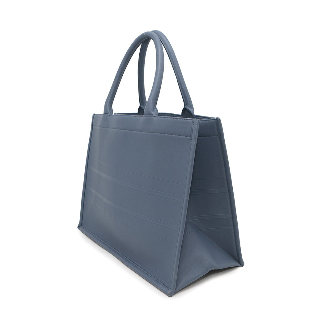 Dior Book Tote Bluem Zgsb Calf Size Handbag Leather Tote Bag