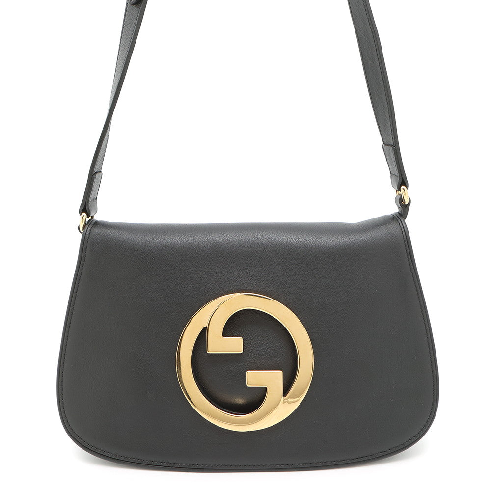 Gucci Blondie 2WAY Black699268 Size Leather Small Shoulder Bag